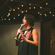 Alex Cumin takes the stage… (Photo: Matt Lief Anderson )